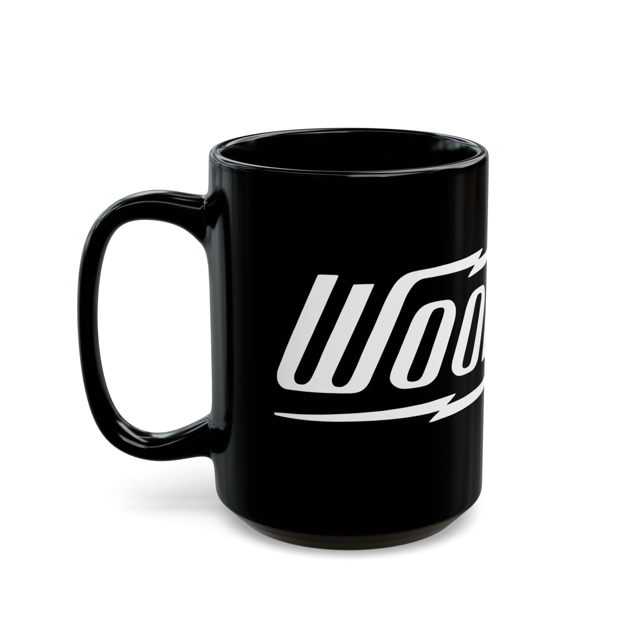 WOODSIDE Brand Black Mug - 11oz & 15oz
