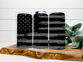 Distressed Blacked Out Flag 4 N 1