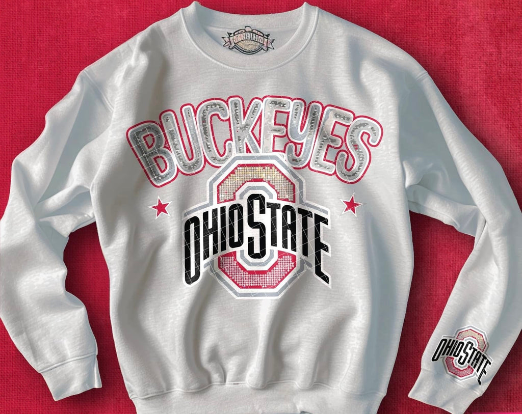 Faux Bling Football With Name | Hoodie
