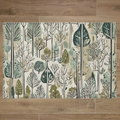 Rabbit Mat Green Forest