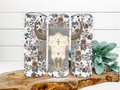 Floral Bull Tumbler