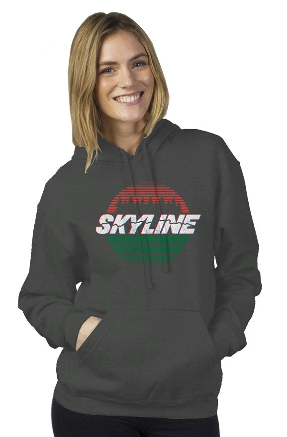 Skyline Silhouette - Vintage Hoodie