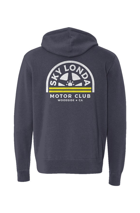 Sky Londa Motor Club Roller Lightweight Full-Zip Hoodie