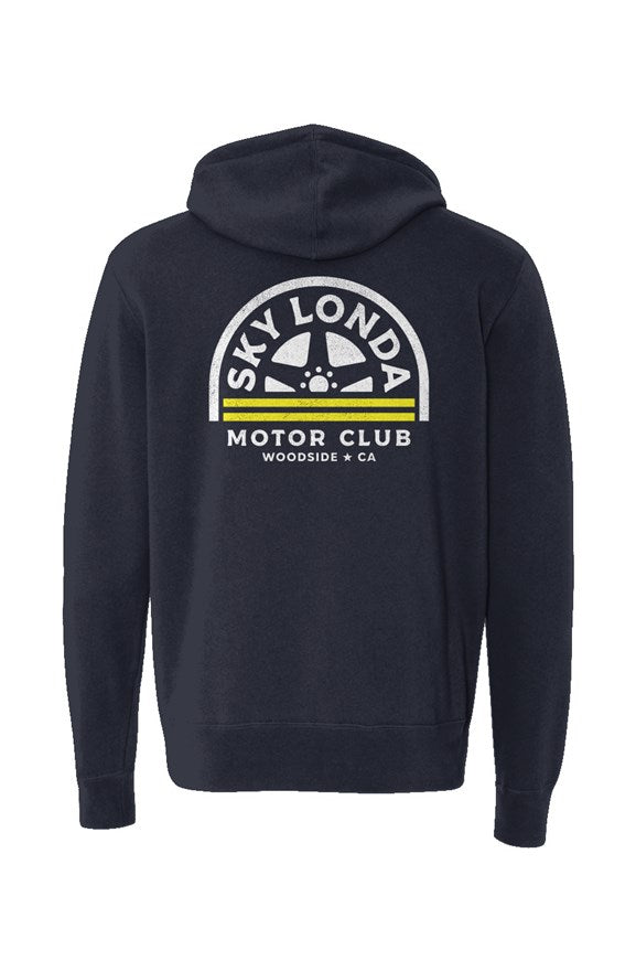 Sky Londa Motor Club Roller Lightweight Full-Zip Hoodie