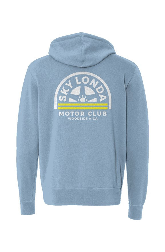 Sky Londa Motor Club Roller Lightweight Full-Zip Hoodie