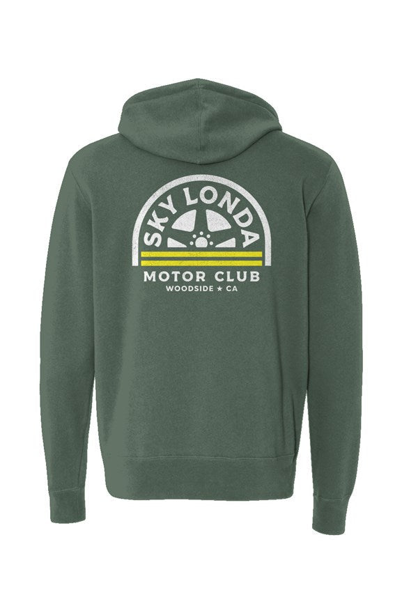 Sky Londa Motor Club Roller Lightweight Full-Zip Hoodie