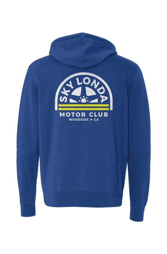 Sky Londa Motor Club Roller Lightweight Full-Zip Hoodie