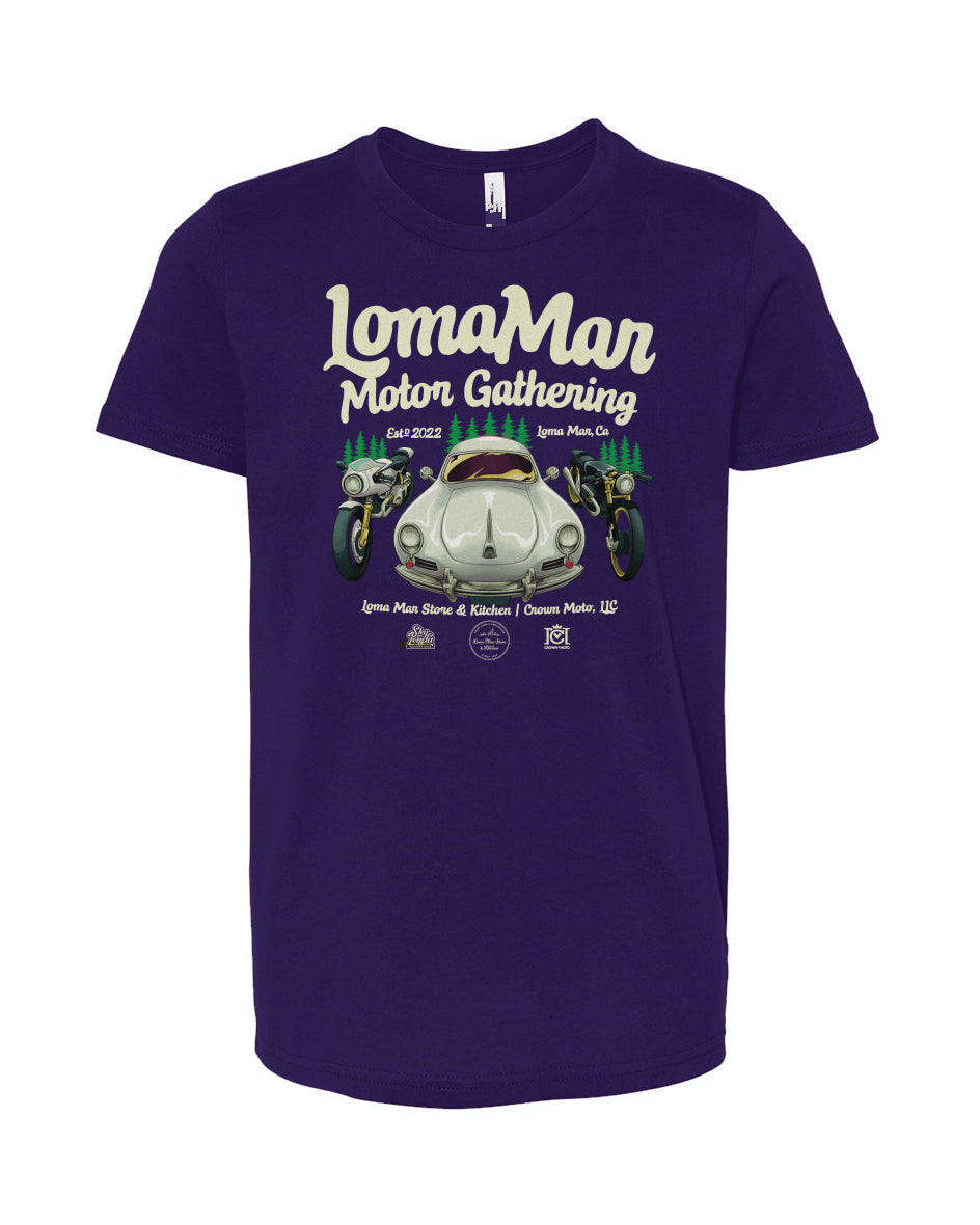 Loma Mar Motor Gathering Official Youth Jersey T-shirt
