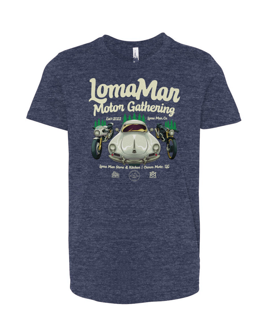 Loma Mar Motor Gathering Official Youth Jersey T-shirt