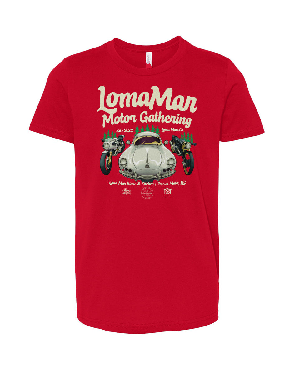Loma Mar Motor Gathering Official Youth Jersey T-shirt