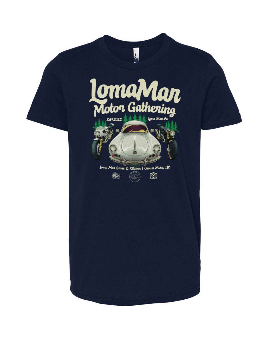 Loma Mar Motor Gathering Official Youth Jersey T-shirt