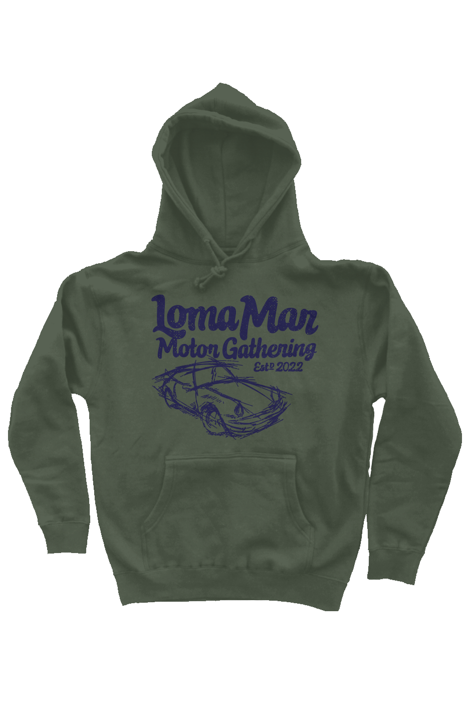 Loma Mar Motor Gathering OG Vintage Pullover Hoodie