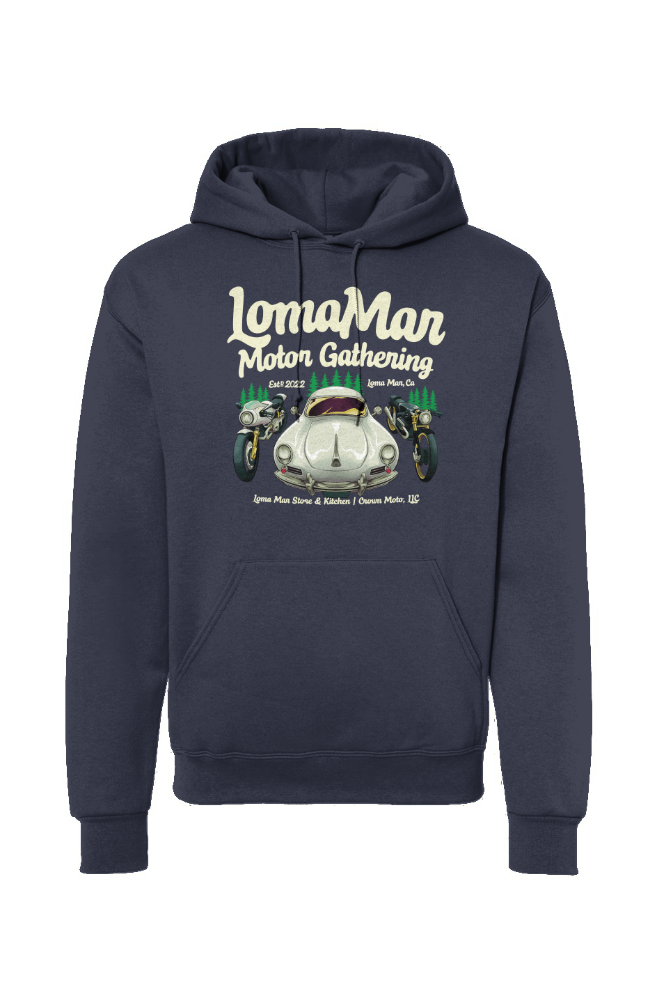 Loma Mar Motor Gathering Official Hooded Sweatshirt