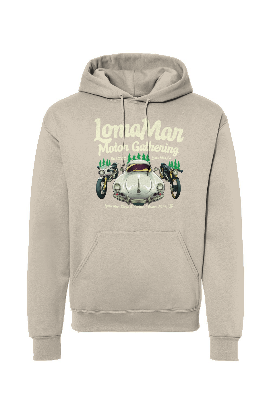 Loma Mar Motor Gathering Official Hooded Sweatshirt
