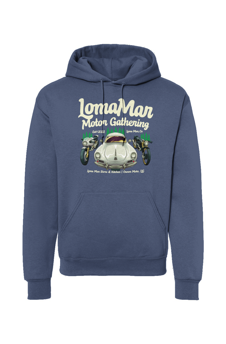Loma Mar Motor Gathering Official Hooded Sweatshirt