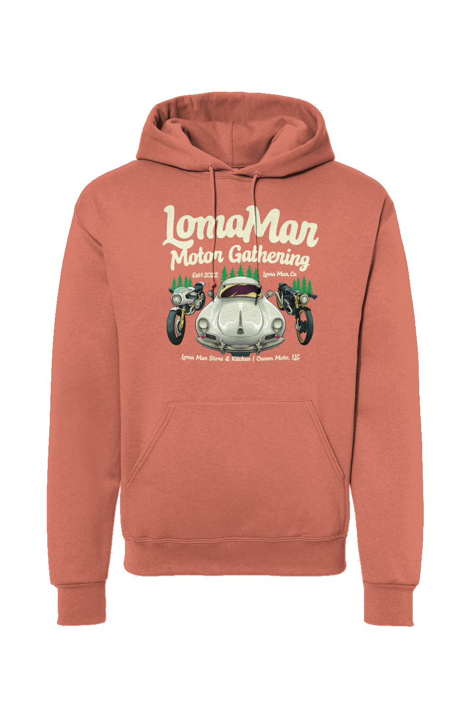Loma Mar Motor Gathering Official Hooded Sweatshirt