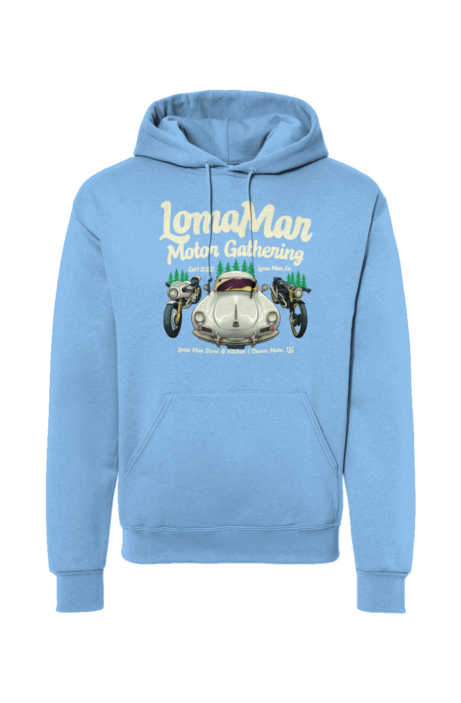 Loma Mar Motor Gathering Official Hooded Sweatshirt