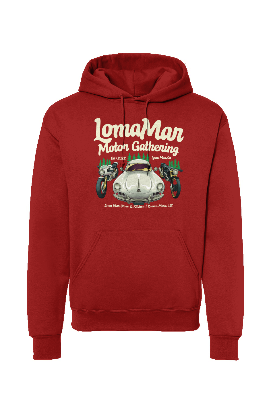 Loma Mar Motor Gathering Official Hooded Sweatshirt