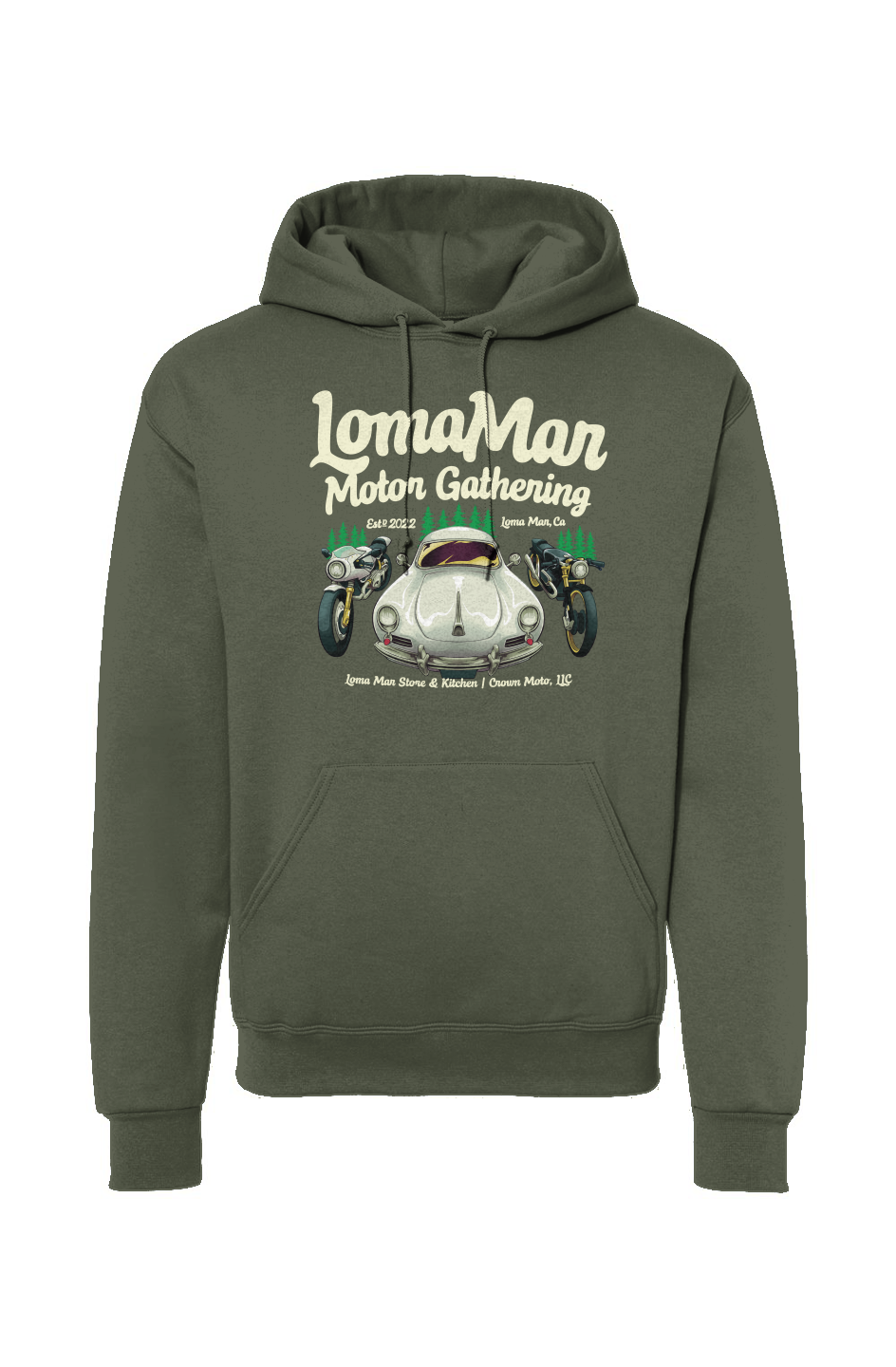 Loma Mar Motor Gathering Official Hooded Sweatshirt