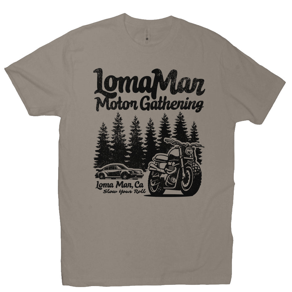 Loma Mar Motor Gathering Next Level Premium Crew T-shirt