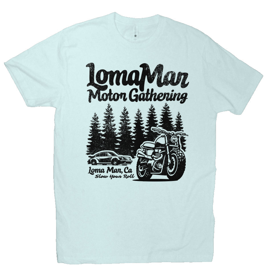 Loma Mar Motor Gathering Next Level Premium Crew T-shirt