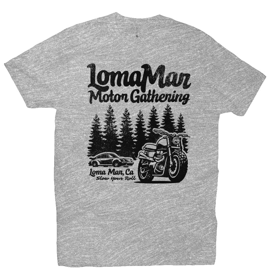 Loma Mar Motor Gathering Next Level Premium Crew T-shirt