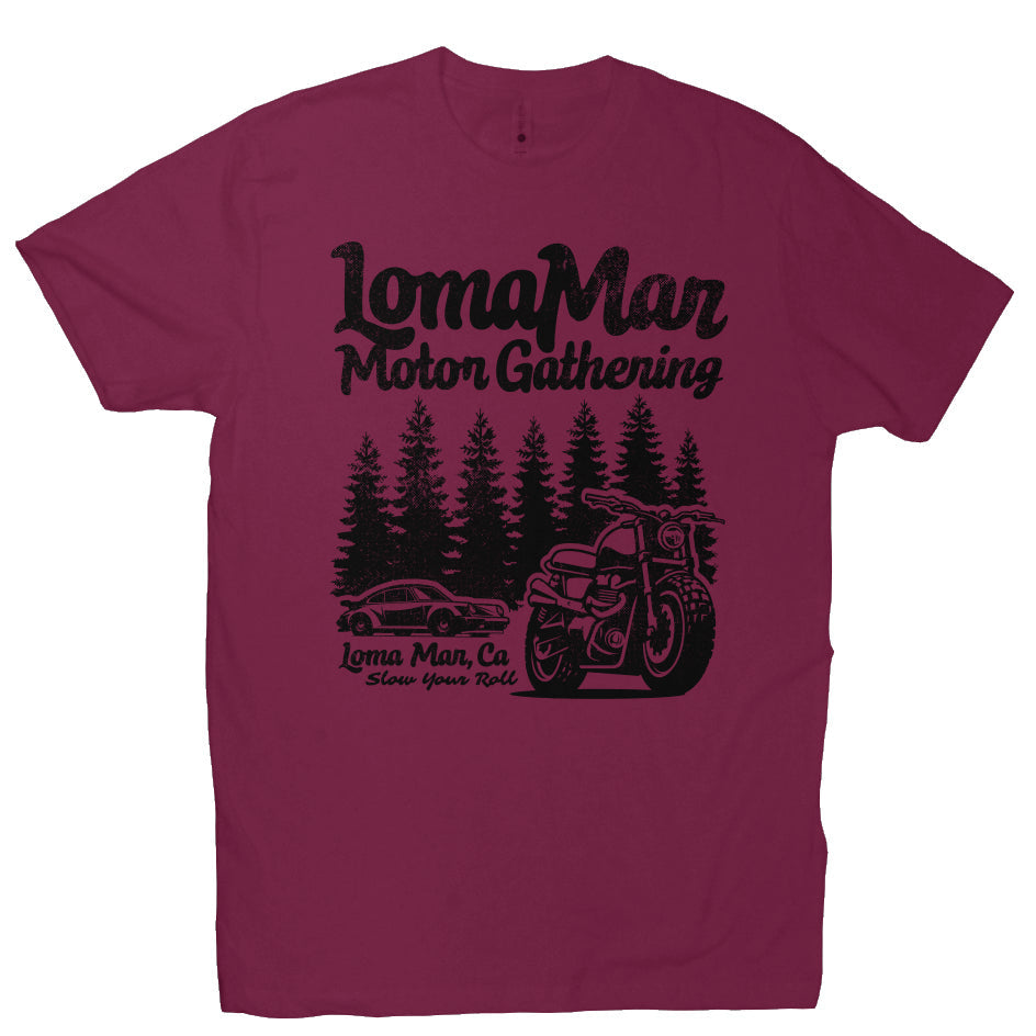Loma Mar Motor Gathering Next Level Premium Crew T-shirt