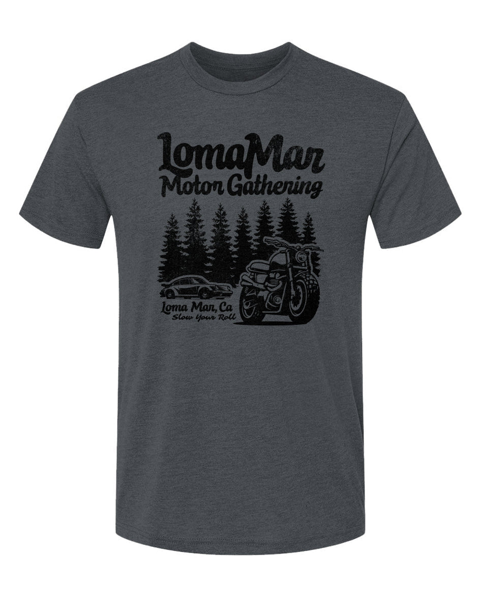 Loma Mar Motor Gathering Triblend Short Sleeve Crew