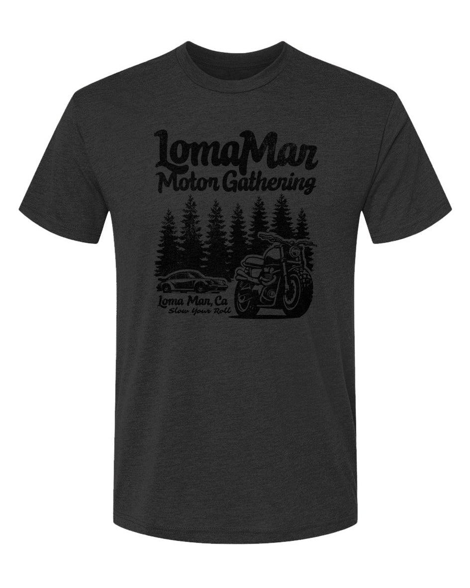 Loma Mar Motor Gathering Triblend Short Sleeve Crew