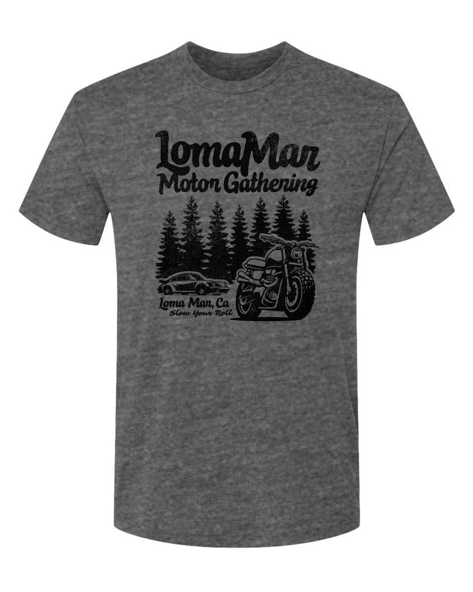 Loma Mar Motor Gathering Triblend Short Sleeve Crew