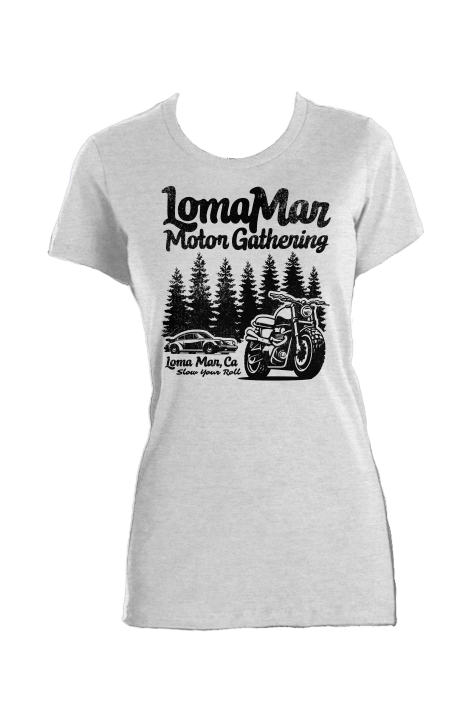 Loma Mar Motor Gathering Ladies T (Made in USA)