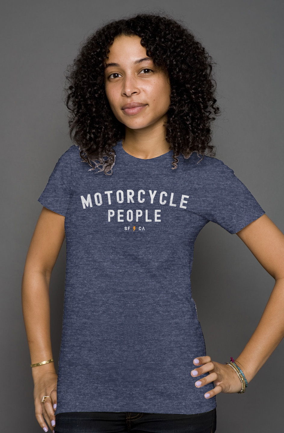 Motorcycle People Women's Heather T