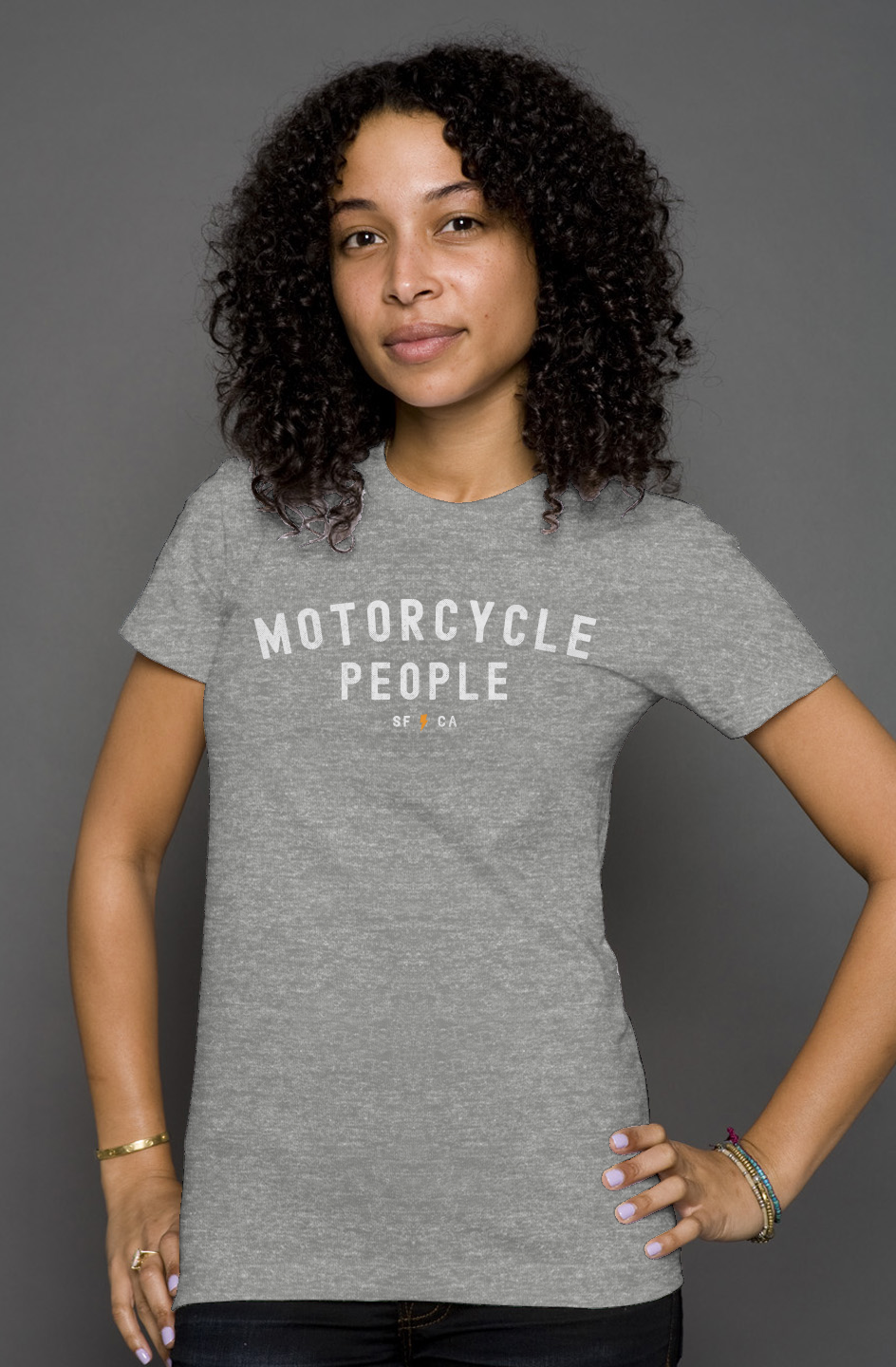 Motorcycle People Women's Heather T