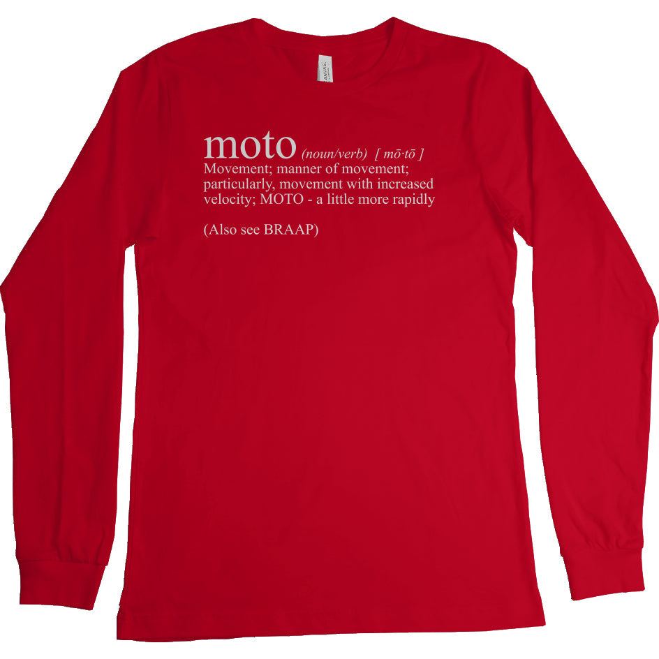 Moto Definition Long Sleeve