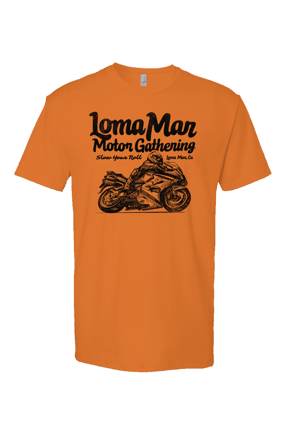 Loma Mar Motor Gathering Sketch Heather T-shirt