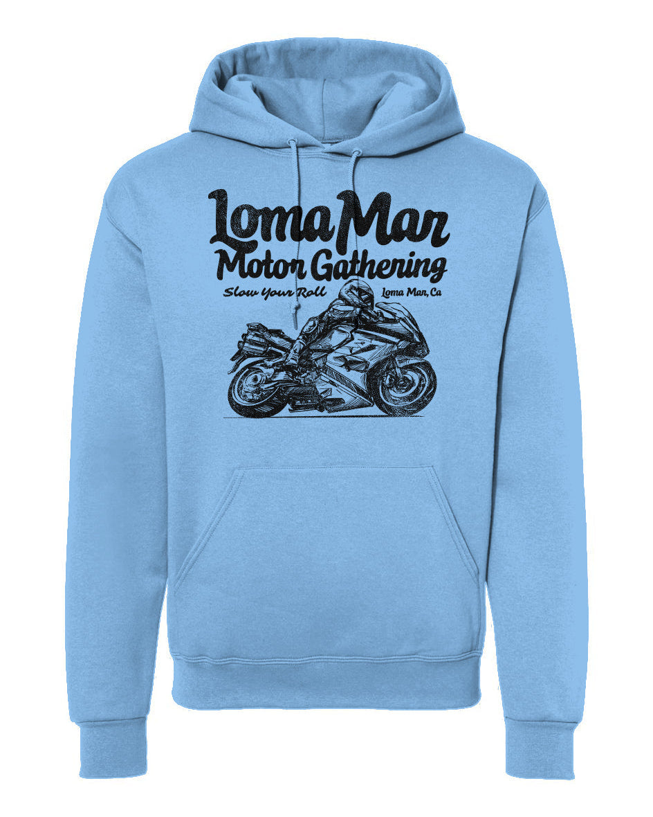 Loma Mar Motor Gathering Sketch Hooded Sweatshirt