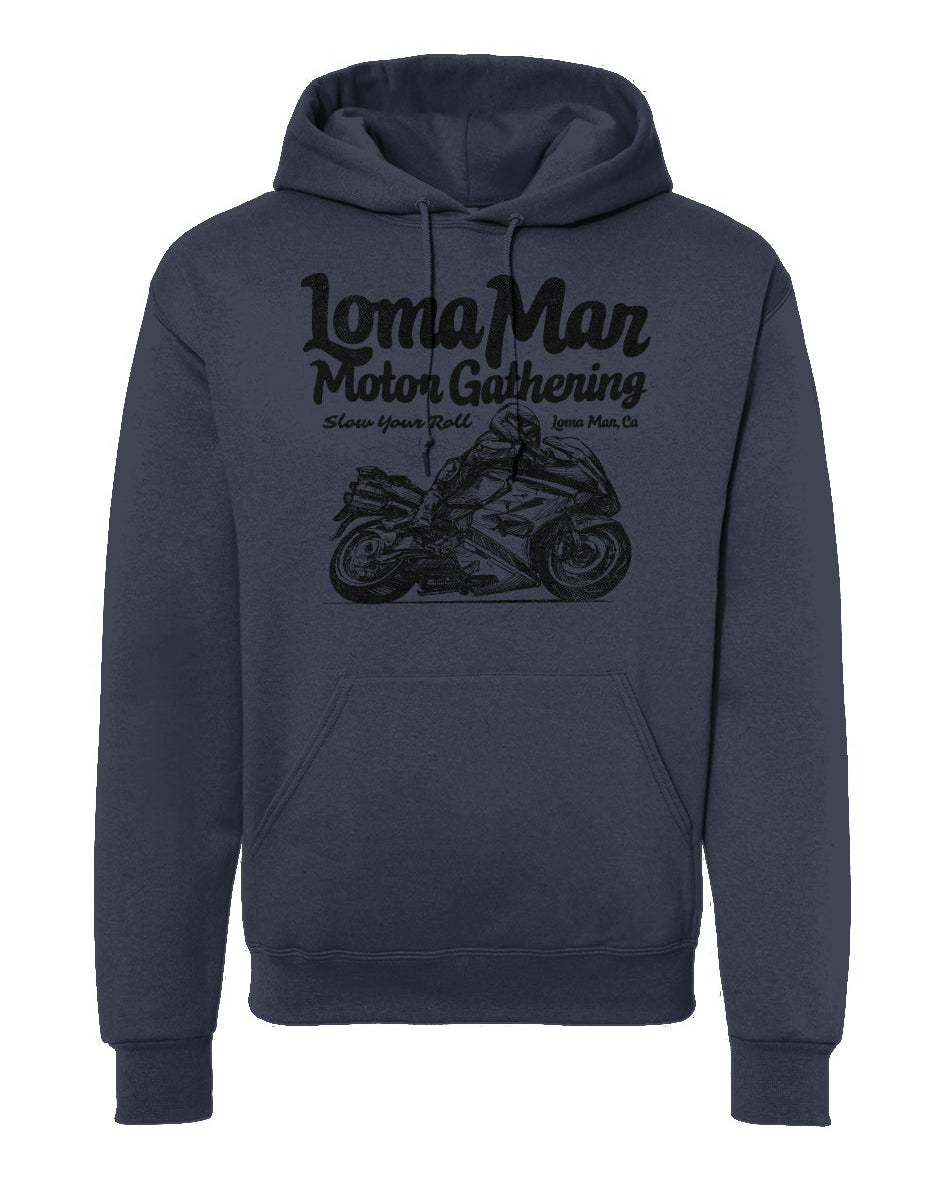 Loma Mar Motor Gathering Sketch Hooded Sweatshirt