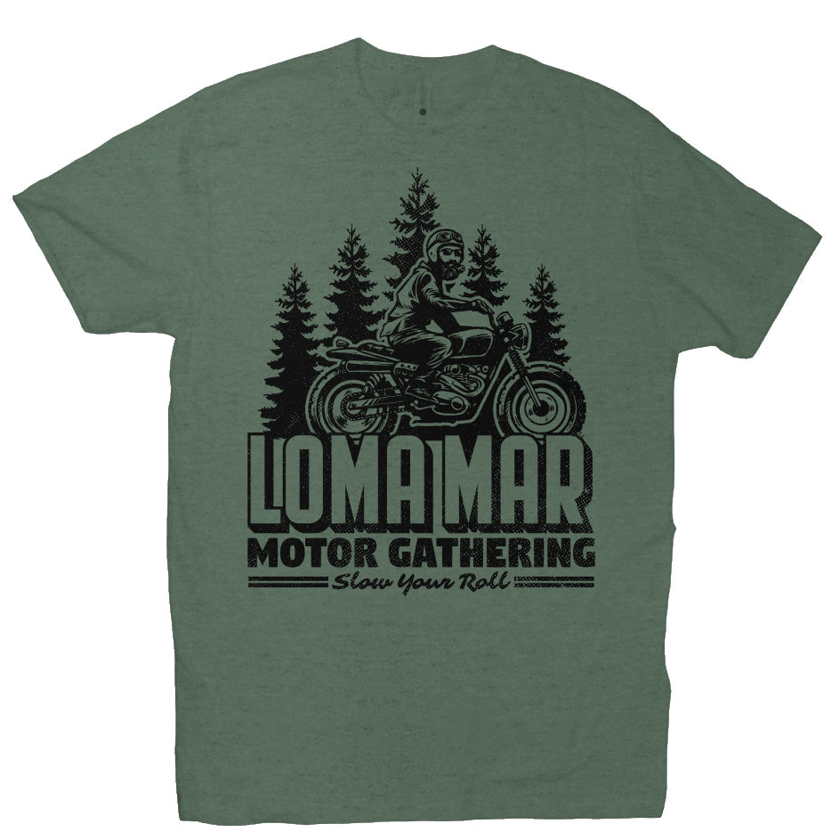 Loma Mar Motor Gathering Scrambler Premium Crew T-Shirt