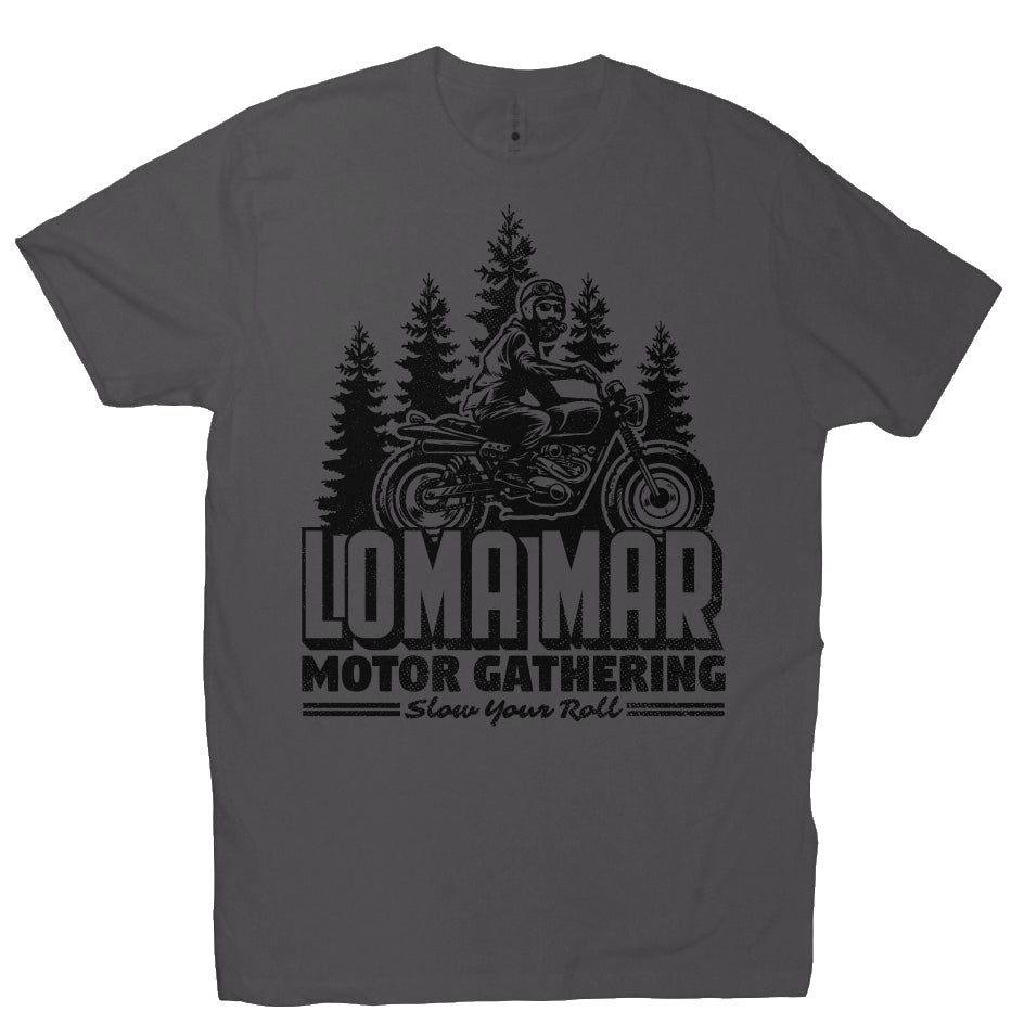 Loma Mar Motor Gathering Scrambler Premium Crew T-Shirt