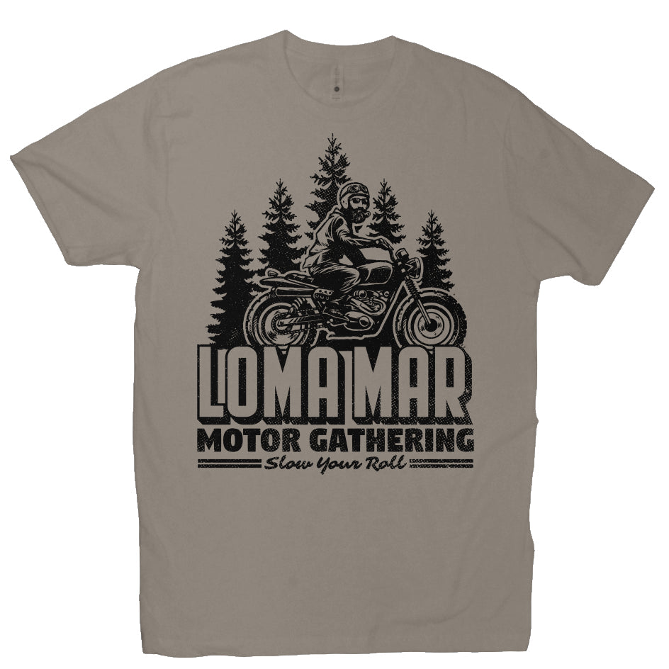 Loma Mar Motor Gathering Scrambler Premium Crew T-Shirt