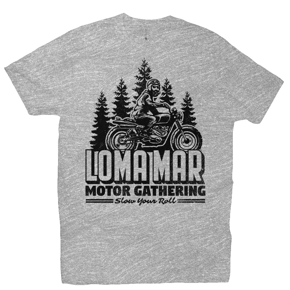 Loma Mar Motor Gathering Scrambler Premium Crew T-Shirt