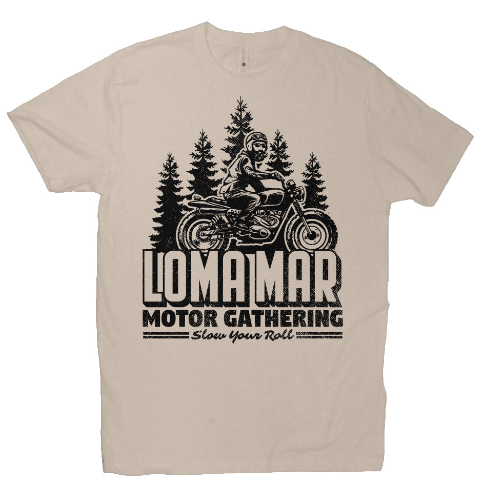 Loma Mar Motor Gathering Scrambler Premium Crew T-Shirt