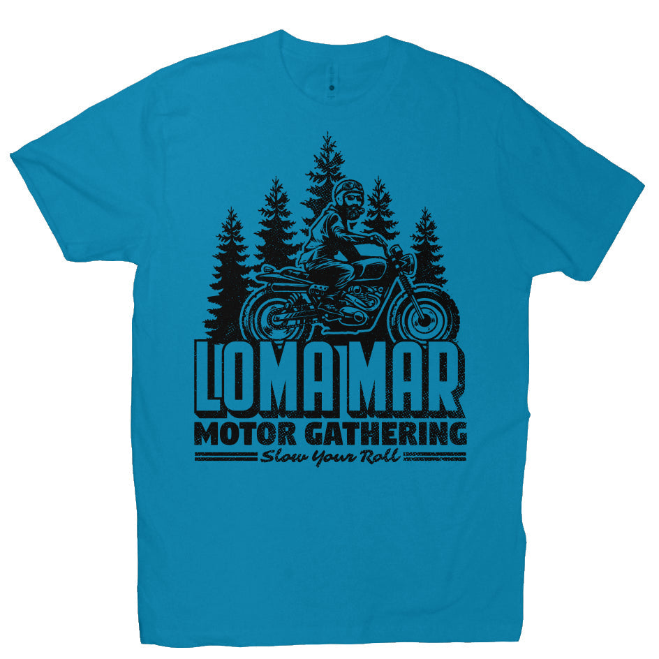 Loma Mar Motor Gathering Scrambler Premium Crew T-Shirt