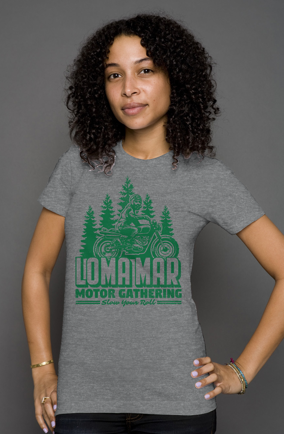 Loma Mar Motor Gathering Scrambler Women's Triblend T-Shirt