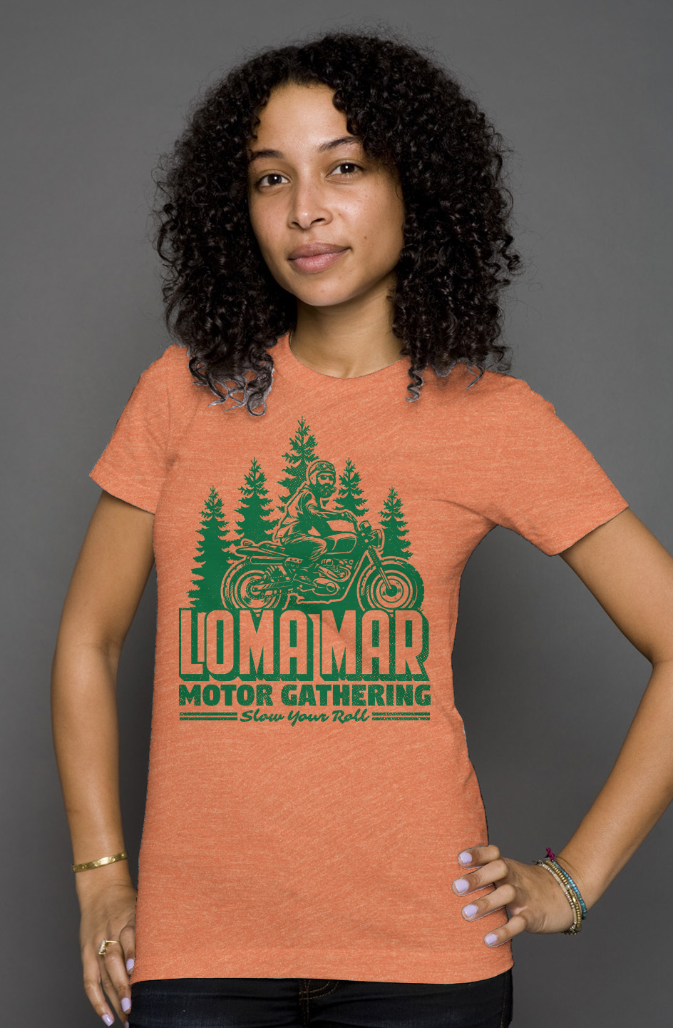 Loma Mar Motor Gathering Scrambler Women's Triblend T-Shirt