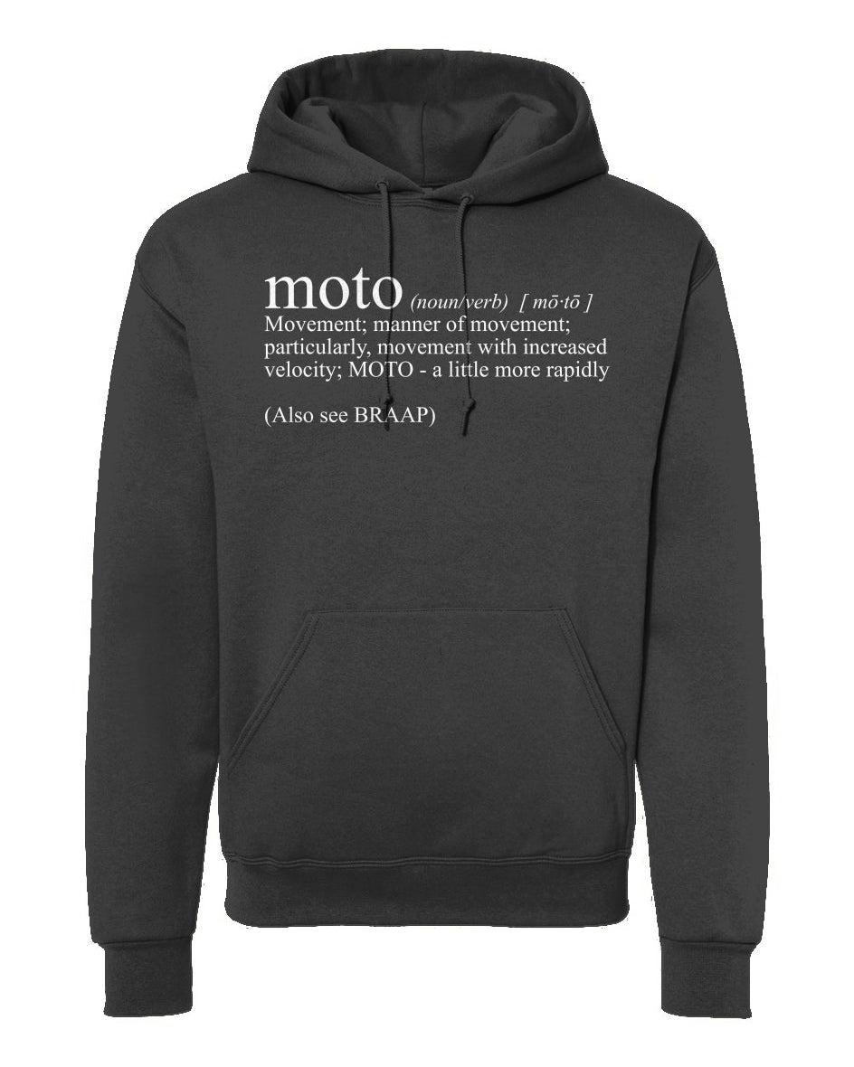 Moto Definition Hooded Sweatshirt