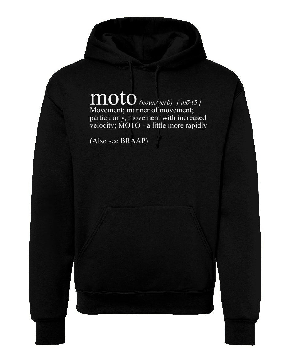 Moto Definition Hooded Sweatshirt