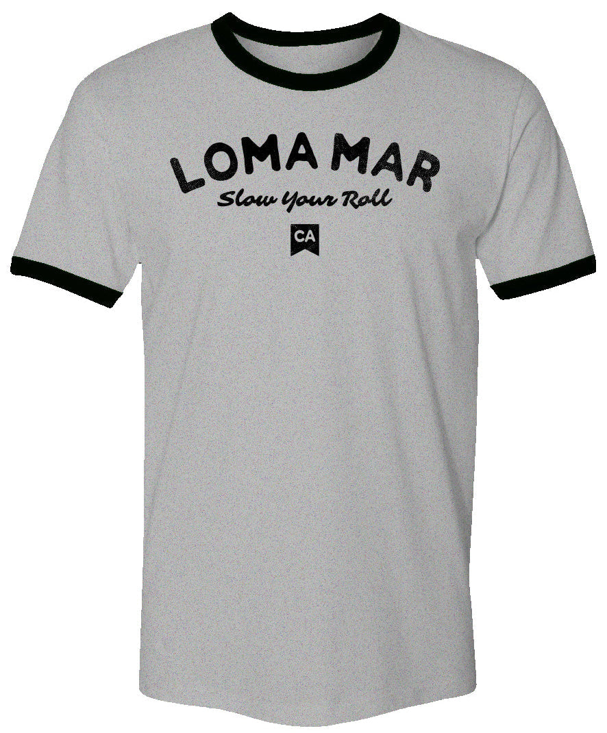 Loma Mar "Slow Your Roll" Vintage Ringer Tee