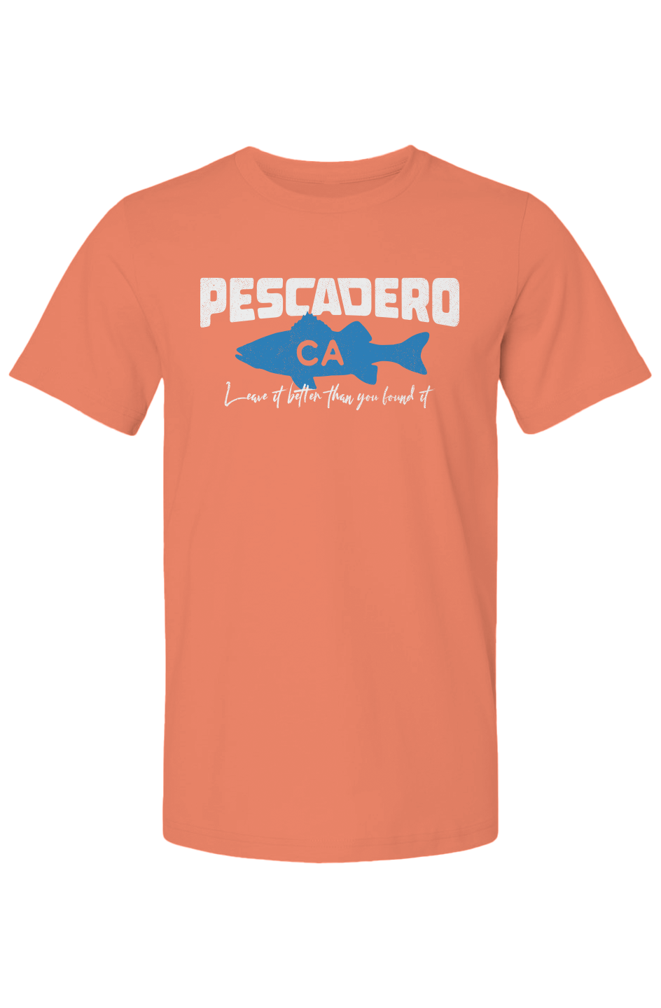 Pescadero "Leave it better than you found it" Fish T-shirt