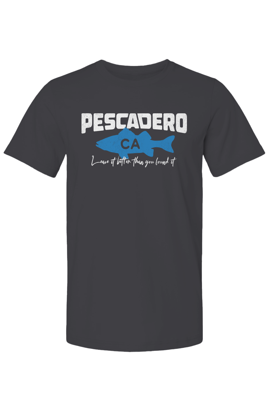 Pescadero "Leave it better than you found it" Fish T-shirt